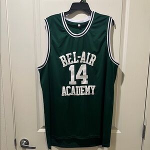 Bel-Air Academy Green Basketball Jersey